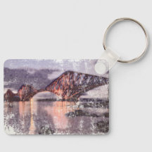 Sunset Firth of Forth Railway Bridge