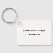 Sunset Firth of Forth Railway Bridge Sleutelhanger (Achterkant)