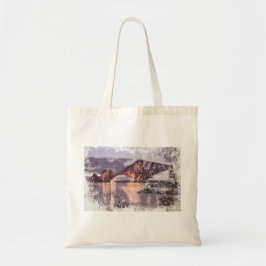 Sunset Firth of Forth Railway Bridge Tote Bag