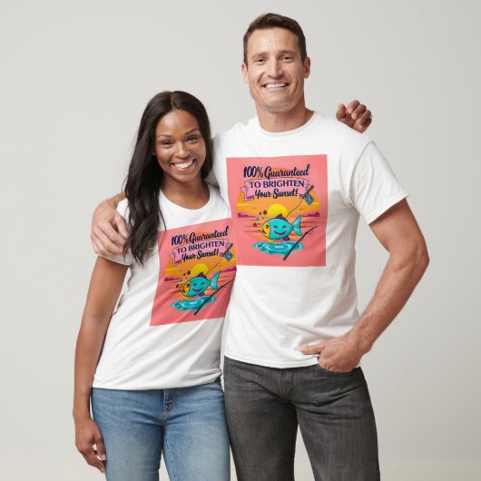 Sunset Fish Vibes T-shirt (Unisex)