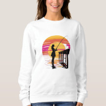 Sunset Fishing – Women’s Sweatshirt