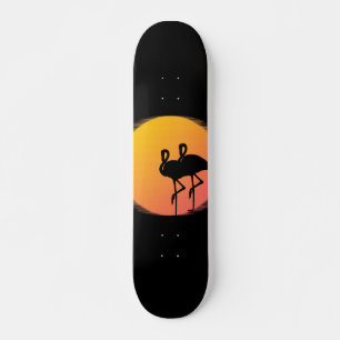 Sunset Flamingo Tranquility Skateboard