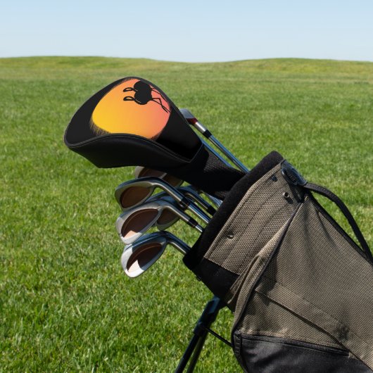 Sunset Flamingos Golfheadcover (Insitu)