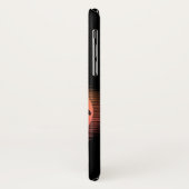 Sunset Flamingo's met persoonlijke naam Case-Mate iPhone Case (Achterkant/links)