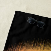 Sunset Flamingos Strandlaken (In situ)