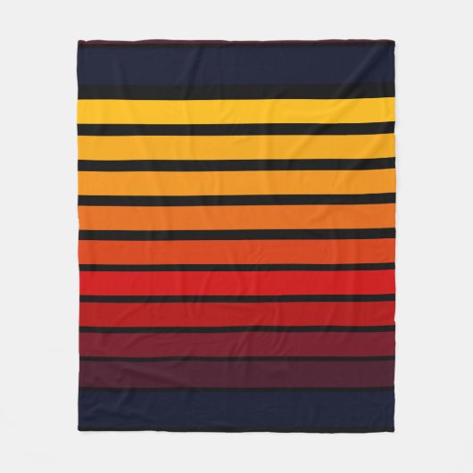 Sunset Fleece Deken (Voorkant)