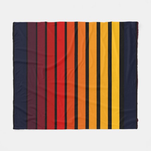 Sunset Fleece Deken (Voorkant (Horizontaal))