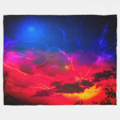 Sunset Fleece Deken (Voorkant (Horizontaal))