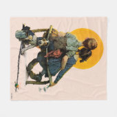 Sunset Fleece Deken (Voorkant (Horizontaal))