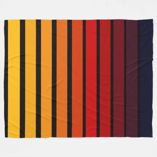 Sunset Fleece Deken (Voorkant (Horizontaal))