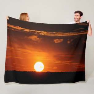 SUNSET FLEECE DEKEN