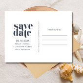 Sunset Florida Beach Bruiloft Save the Date Aankondigingskaart