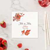 Sunset Flowers Servet (Insitu)