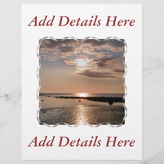 SUNSET FLYER (Voorkant)