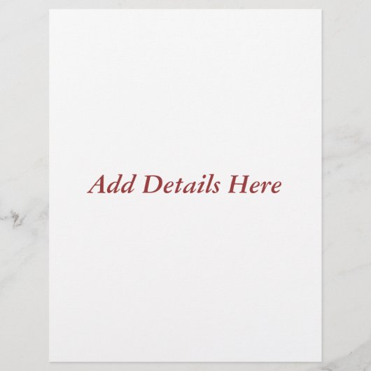 SUNSET FLYER (Achterkant)