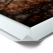 Sunset Flying Bird White 3 Pane Window Lighting Poster (Hoek)