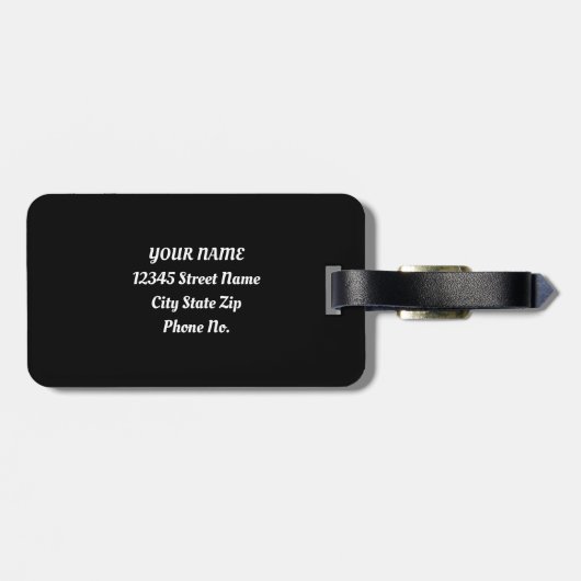 Sunset Forest Dragon Bagagelabel (Achterkant horizontaal)