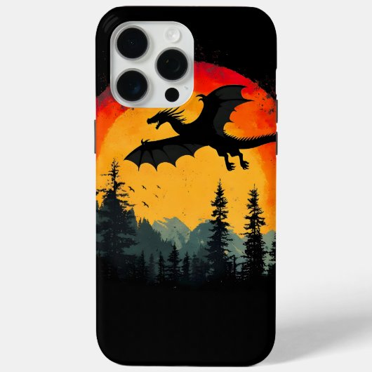 Sunset Forest Dragon Case-Mate iPhone Case (Achterkant)