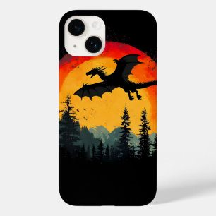  Sunset Forest Dragon Case-Mate iPhone 14 Hoesje