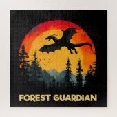  Sunset Forest Dragon Legpuzzel (Verticaal)