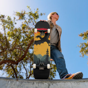  Sunset Forest Dragon Persoonlijk Skateboard