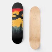 Sunset Forest Dragon Persoonlijk Skateboard (Voorkant)