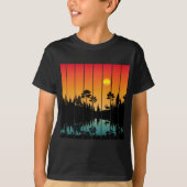  Sunset Forest Sunrise Scenery T-shirt (Voorkant)