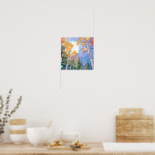 Sunset Forest Waterverf Painting Poster (Keuken)