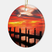 Sunset Fort Myers Prom Florida Keramisch Ornament (Links)
