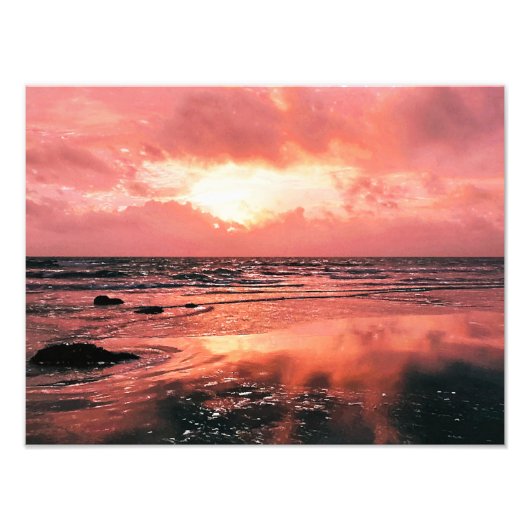 SUNSET FOTO AFDRUK (Voorkant)