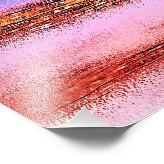 SUNSET FOTO AFDRUK (Hoek)