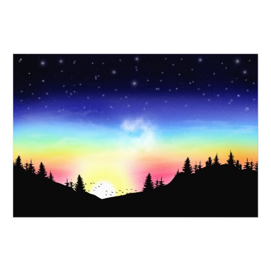 Sunset Foto Afdruk (Voorkant)