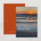 Sunset Foto Hartelijk dank Bedankkaart (Voorkant / Achterkant)