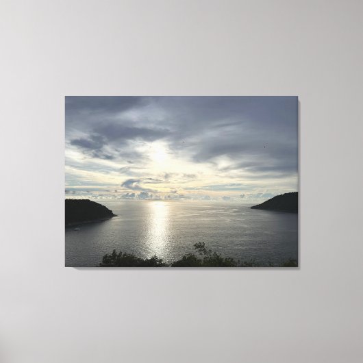 Sunset fotografie canvas afdruk (Voorkant)