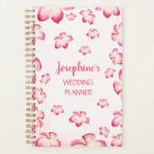 Sunset Frangipani Gepersonaliseerde bruiloft Planner (Voorkant)