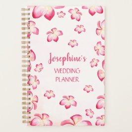 Sunset Frangipani Gepersonaliseerde bruiloft Planner