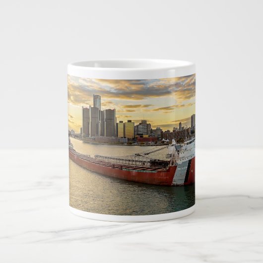 Sunset Freighter Grote Koffiekop (Voorkant)