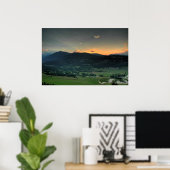 Sunset from the East Ridge Poster (Thuiskantoor)