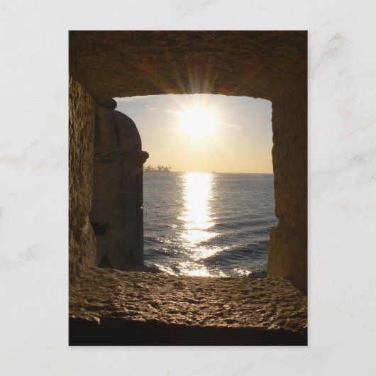 Sunset from the Tower of Lissabon Briefkaart (Voorkant)