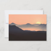 Sunset Funeral - Hartelijk dank | Memorial Card Bedankkaart (Achterkant)