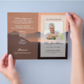 Sunset Funeral Programme | In het liefdevol geheug Flyer (Hand)