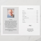 Sunset Funeral Programme | Regeling van de dienst  (Achterkant)