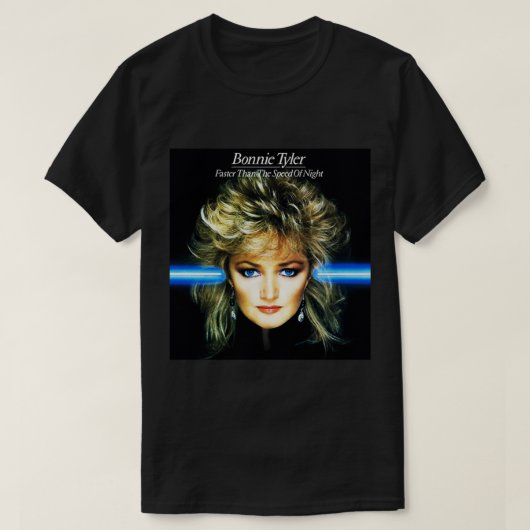 Sunset Funny Eclipse Singer Rock 80s Portret T-shirt (Design voorkant)