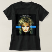 Sunset Funny Eclipse Singer Rock 80s Portret T-shirt (Design voorkant)