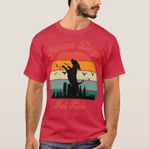 Sunset Funny Groom Dogs niet Kinder2 T-shirt
