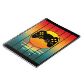  Sunset Gamer Gaming Computerspel Notitieboek (Linkerzijde)