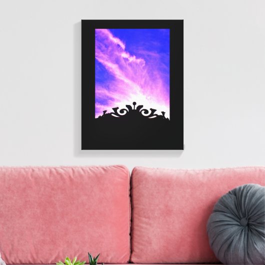 Sunset Gate Canvas Afdruk (Insitu (Woonkamer))