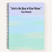 Sunset Geïnspireerd Motivatie spiraalvormig Notitieboek (Voorkant)