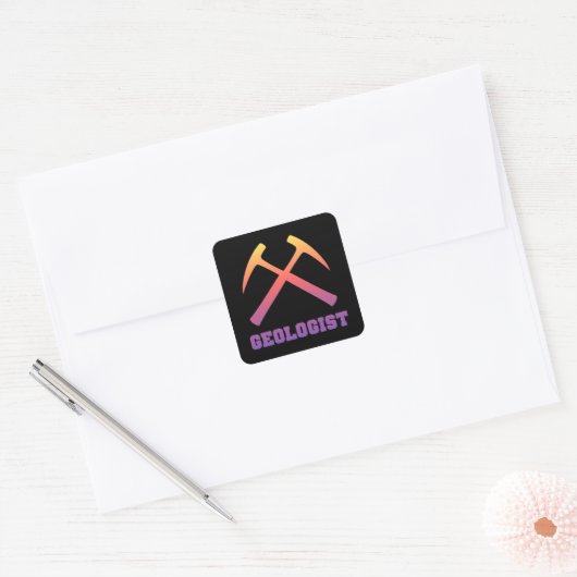 Sunset Geologist Sticker (Envelop)