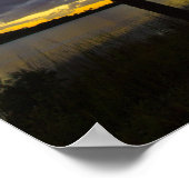 Sunset, George Leodd Preserve, Fort Pierce, FL Poster (Hoek)